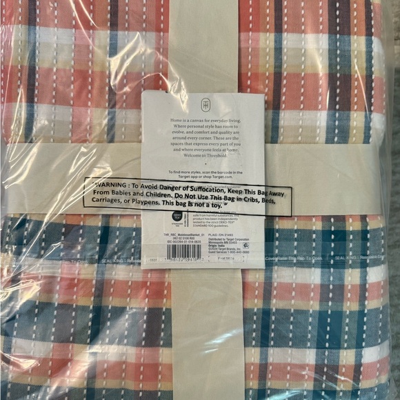 Threshold Multicolor Matelassé Blanket Full/Queen - Picture 2 of 2